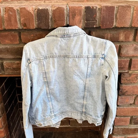 Light Blue Free People Denim Jacket - Picture 4 of 4